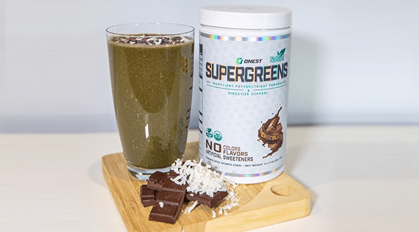 VEGAN ONEST CHOCOLATE SUPER GREEN SMOOTHIE – ONEST US