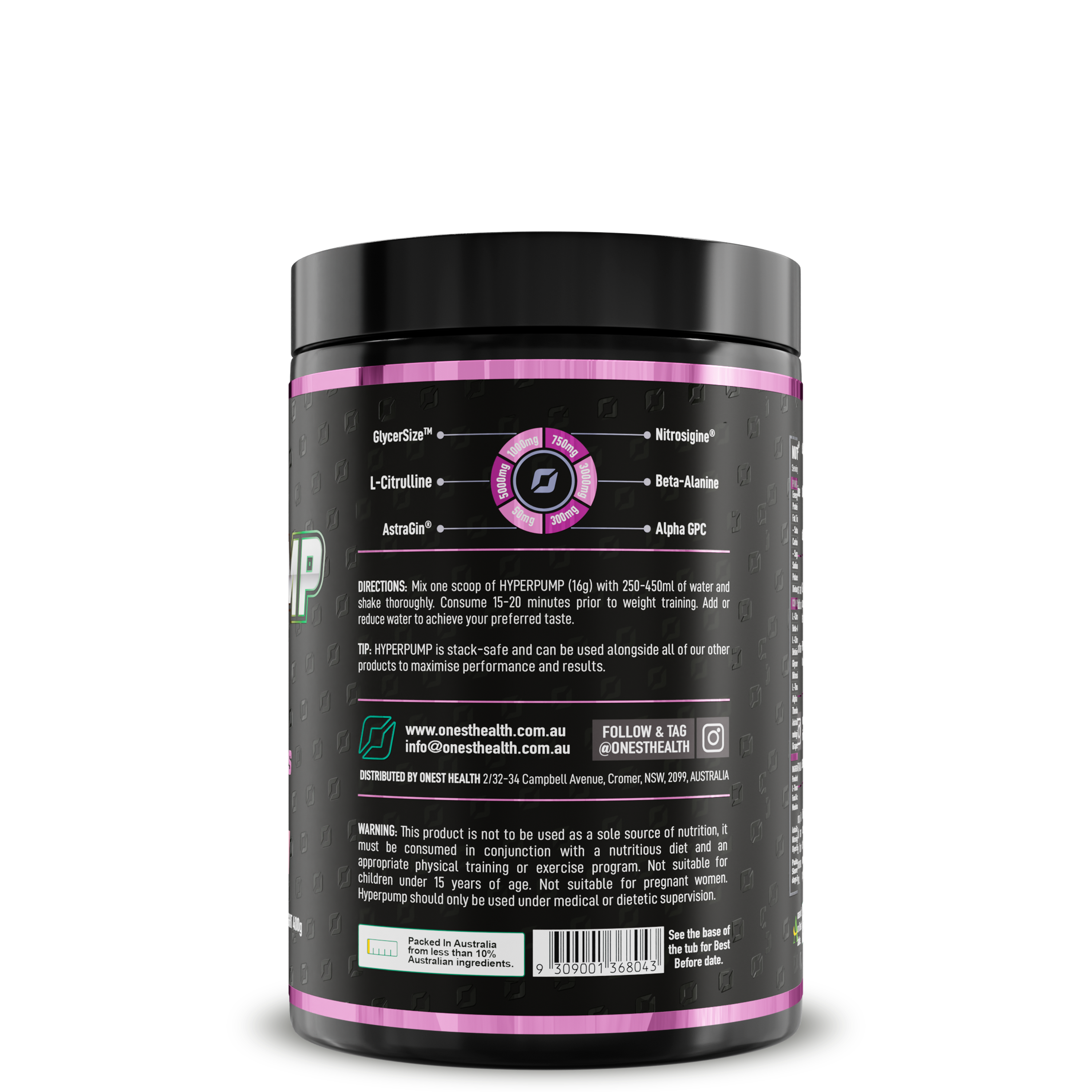 HyperPump: Stimulant Free Pre-Workout | Onest Health – ONEST US